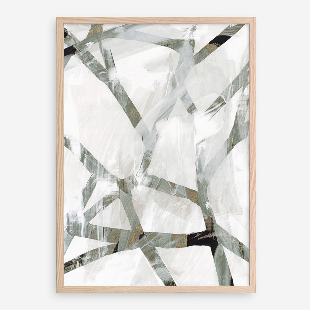 Shop Interconnect I Art Print a painted abstract themed wall art print from The Print Emporium wall artwork collection - Buy Australian made fine art painting style poster and framed prints for the home and your interior decor room, TPE-PC-PI172-AP
