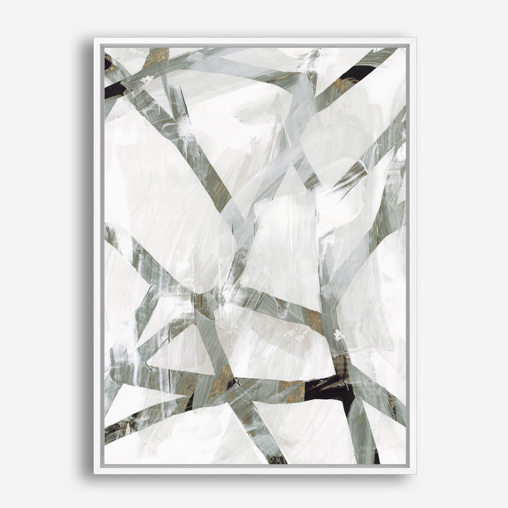 Shop Interconnect I Canvas Print a painted abstract themed framed canvas wall art print from The Print Emporium artwork collection - Buy Australian made fine art painting style stretched canvas prints for the home and your interior decor space, TPE-PC-PI172-CA-35X46-NF