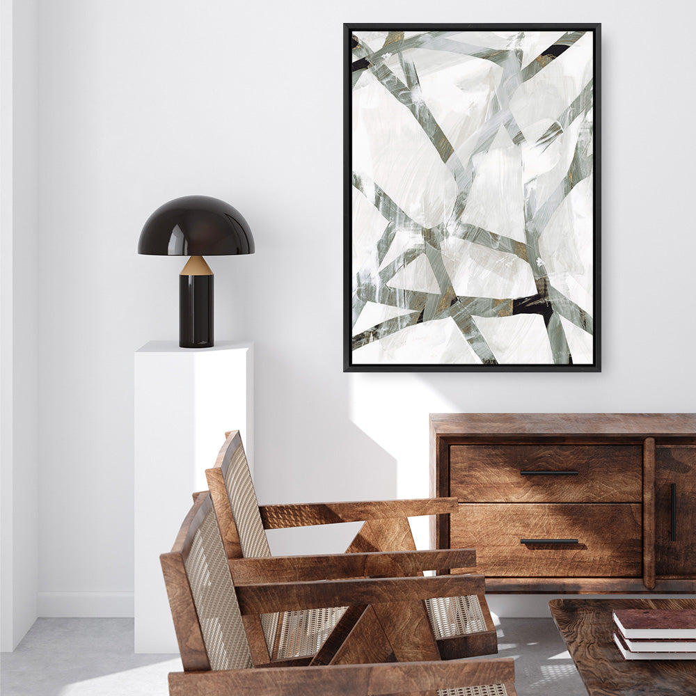 Shop Interconnect I Canvas Print a painted abstract themed framed canvas wall art print from The Print Emporium artwork collection - Buy Australian made fine art painting style stretched canvas prints for the home and your interior decor space, TPE-PC-PI172-CA-35X46-NF