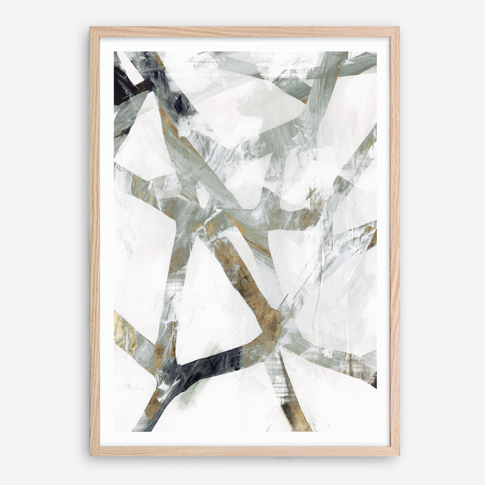 Shop Interconnect II Art Print a painted abstract themed wall art print from The Print Emporium wall artwork collection - Buy Australian made fine art painting style poster and framed prints for the home and your interior decor room, TPE-PC-PI173-AP