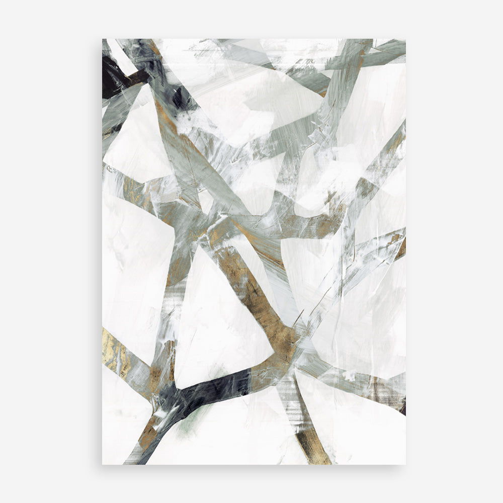 Shop Interconnect II Art Print a painted abstract themed wall art print from The Print Emporium wall artwork collection - Buy Australian made fine art painting style poster and framed prints for the home and your interior decor room, TPE-PC-PI173-AP