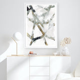 Shop Interconnect II Art Print a painted abstract themed wall art print from The Print Emporium wall artwork collection - Buy Australian made fine art painting style poster and framed prints for the home and your interior decor room, TPE-PC-PI173-AP