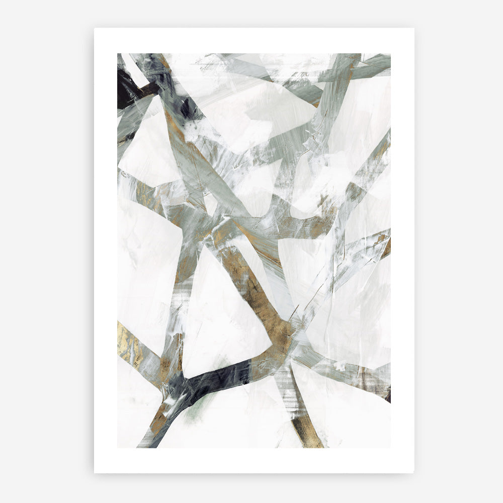 Shop Interconnect II Art Print a painted abstract themed wall art print from The Print Emporium wall artwork collection - Buy Australian made fine art painting style poster and framed prints for the home and your interior decor room, TPE-PC-PI173-AP