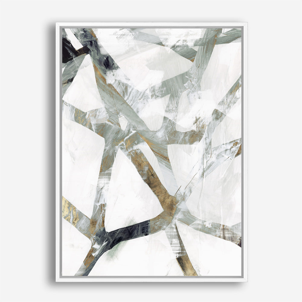 Shop Interconnect II Canvas Print a painted abstract themed framed canvas wall art print from The Print Emporium artwork collection - Buy Australian made fine art painting style stretched canvas prints for the home and your interior decor space, TPE-PC-PI173-CA-35X46-NF