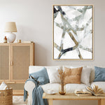 Shop Interconnect II Canvas Print a painted abstract themed framed canvas wall art print from The Print Emporium artwork collection - Buy Australian made fine art painting style stretched canvas prints for the home and your interior decor space, TPE-PC-PI173-CA-35X46-NF