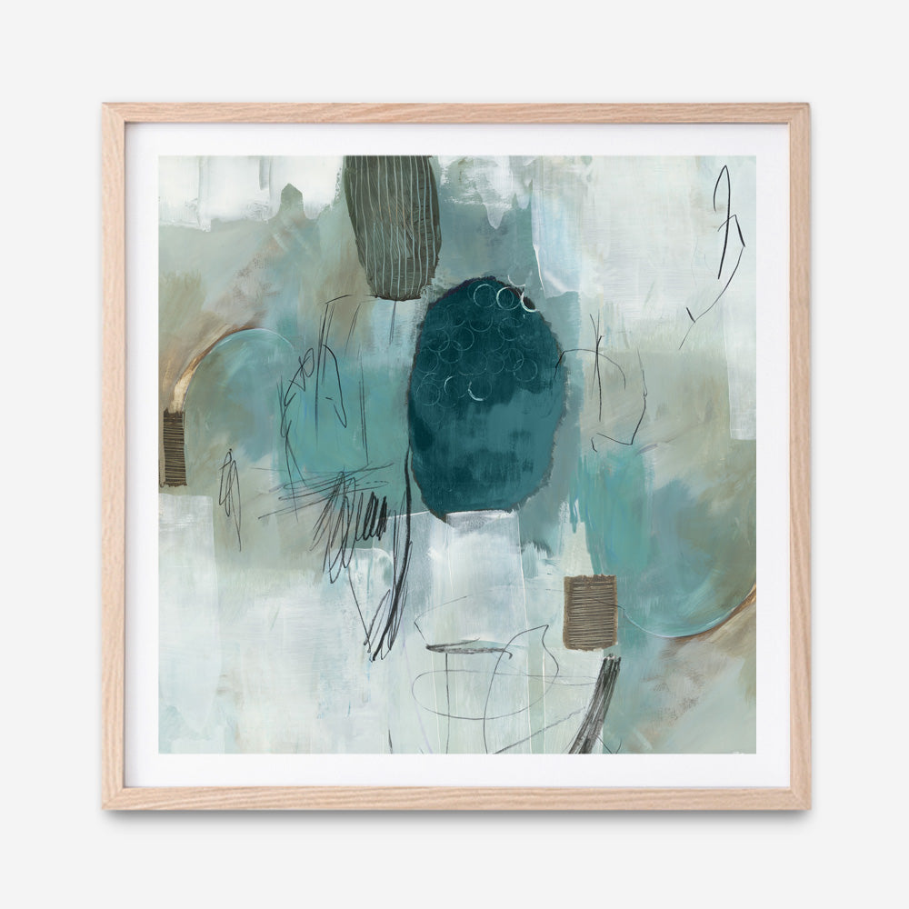 Shop Internal Reflection (Square) Art Print a painted abstract themed wall art print from The Print Emporium wall artwork collection - Buy Australian made fine art painting style poster and framed prints for the home and your interior decor room, TPE-PC-PI379-AP