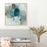 Shop Internal Reflection (Square) Art Print a painted abstract themed wall art print from The Print Emporium wall artwork collection - Buy Australian made fine art painting style poster and framed prints for the home and your interior decor room, TPE-PC-PI379-AP
