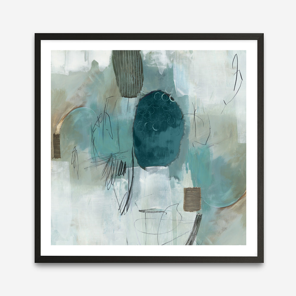 Shop Internal Reflection (Square) Art Print a painted abstract themed wall art print from The Print Emporium wall artwork collection - Buy Australian made fine art painting style poster and framed prints for the home and your interior decor room, TPE-PC-PI379-AP