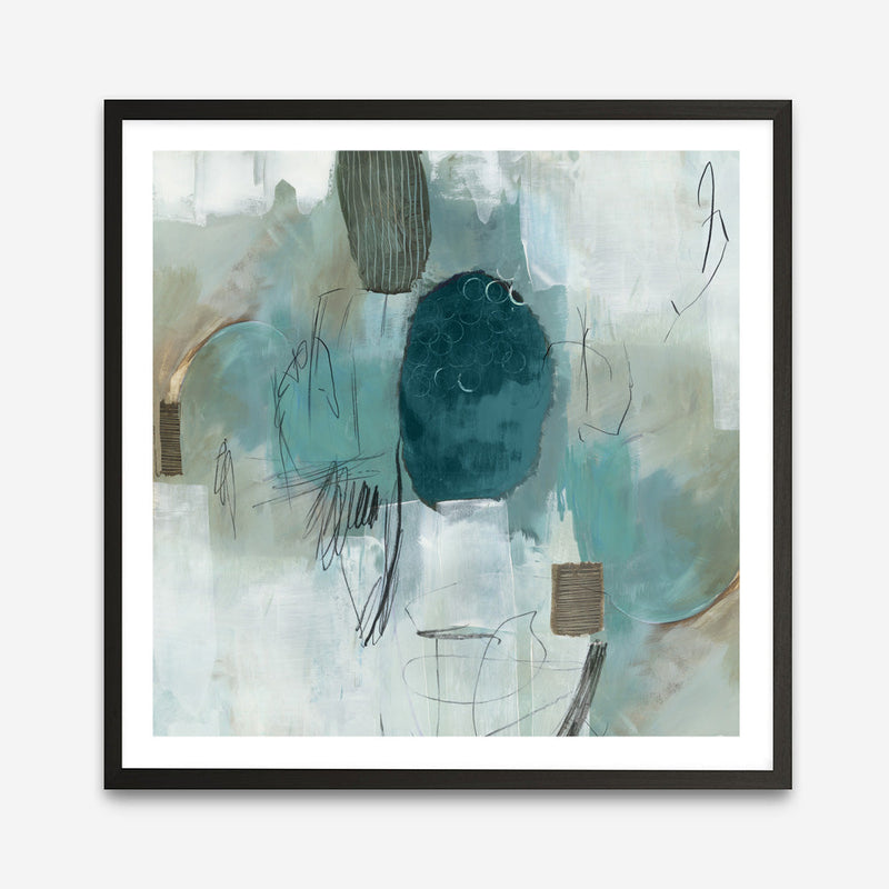 Shop Internal Reflection (Square) Art Print a painted abstract themed wall art print from The Print Emporium wall artwork collection - Buy Australian made fine art painting style poster and framed prints for the home and your interior decor room, TPE-PC-PI379-AP