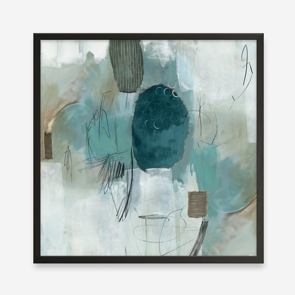 Shop Internal Reflection (Square) Art Print a painted abstract themed wall art print from The Print Emporium wall artwork collection - Buy Australian made fine art painting style poster and framed prints for the home and your interior decor room, TPE-PC-PI379-AP