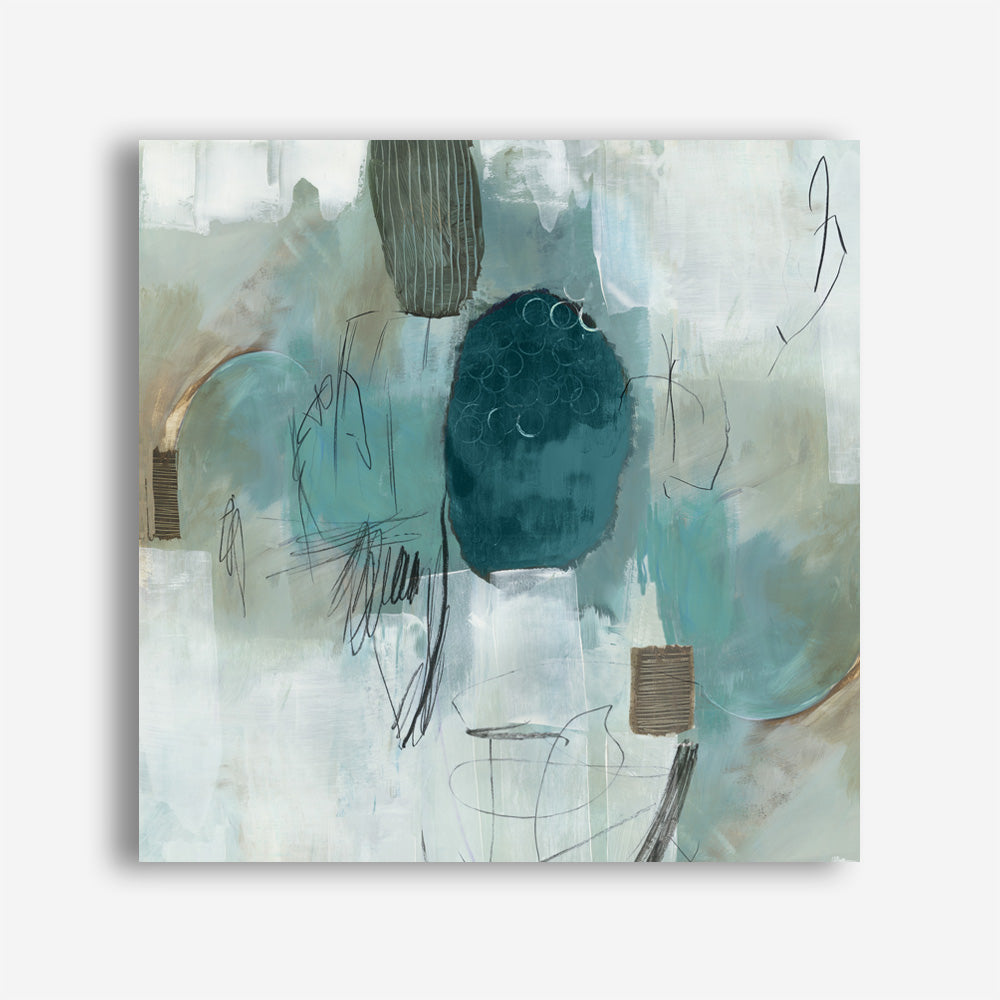 Shop Internal Reflection (Square) Canvas Print a painted abstract themed framed canvas wall art print from The Print Emporium artwork collection - Buy Australian made fine art painting style stretched canvas prints for the home and your interior decor space, TPE-PC-PI379-CA-40X40-NF