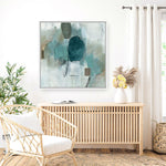 Shop Internal Reflection (Square) Canvas Print a painted abstract themed framed canvas wall art print from The Print Emporium artwork collection - Buy Australian made fine art painting style stretched canvas prints for the home and your interior decor space, TPE-PC-PI379-CA-40X40-NF