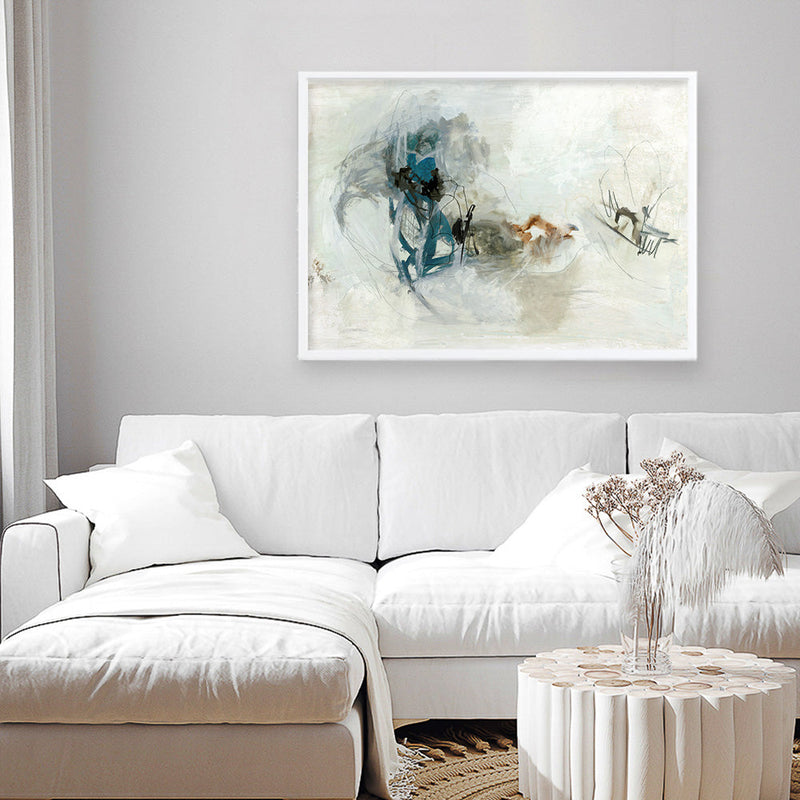 Shop Into The Wild Art Print a painted abstract themed wall art print from The Print Emporium wall artwork collection - Buy Australian made fine art painting style poster and framed prints for the home and your interior decor room, TPE-PC-PI383-AP