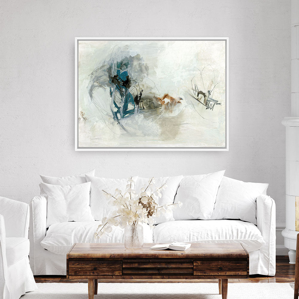 Shop Into The Wild Canvas Print a painted abstract themed framed canvas wall art print from The Print Emporium artwork collection - Buy Australian made fine art painting style stretched canvas prints for the home and your interior decor space, TPE-PC-PI383-CA-35X46-NF