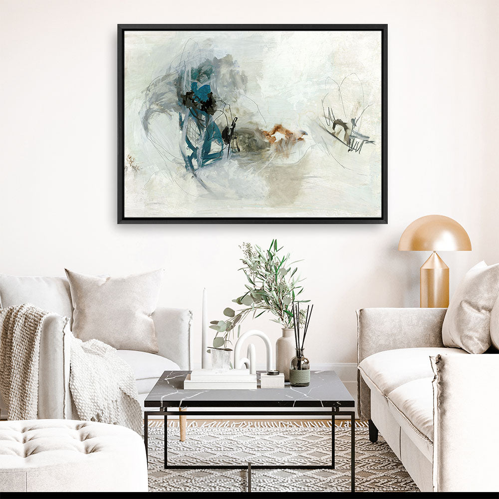 Shop Into The Wild Canvas Print a painted abstract themed framed canvas wall art print from The Print Emporium artwork collection - Buy Australian made fine art painting style stretched canvas prints for the home and your interior decor space, TPE-PC-PI383-CA-35X46-NF