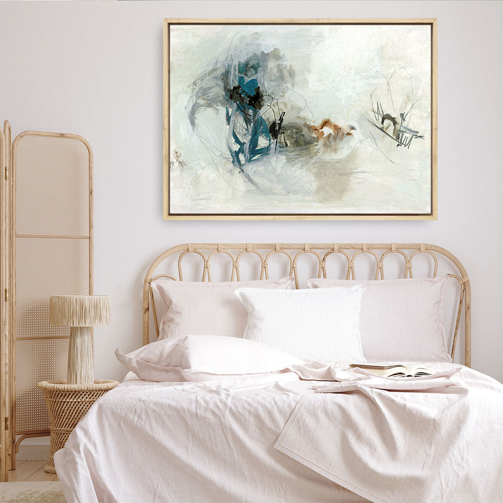 Shop Into The Wild Canvas Print a painted abstract themed framed canvas wall art print from The Print Emporium artwork collection - Buy Australian made fine art painting style stretched canvas prints for the home and your interior decor space, TPE-PC-PI383-CA-35X46-NF