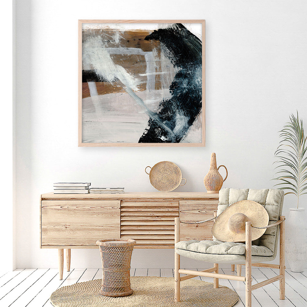 Shop Inviting (Square) Art Print a painted abstract themed wall art print from The Print Emporium wall artwork collection - Buy Australian made fine art painting style poster and framed prints for the home and your interior decor room, TPE-DH-284-AP