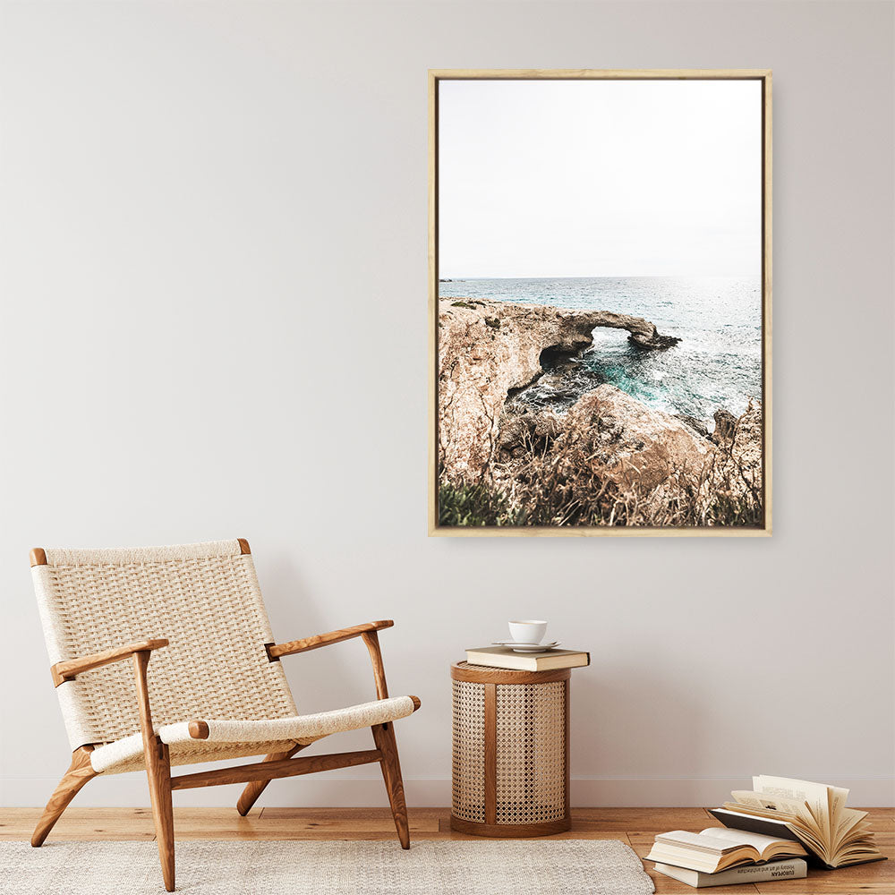 Shop Island Arch Photo Canvas Print a coastal themed photography framed stretched canvas print from The Print Emporium wall artwork collection - Buy Australian made prints for the home and your interior decor space, TPE-1059-CA-35X46-NF