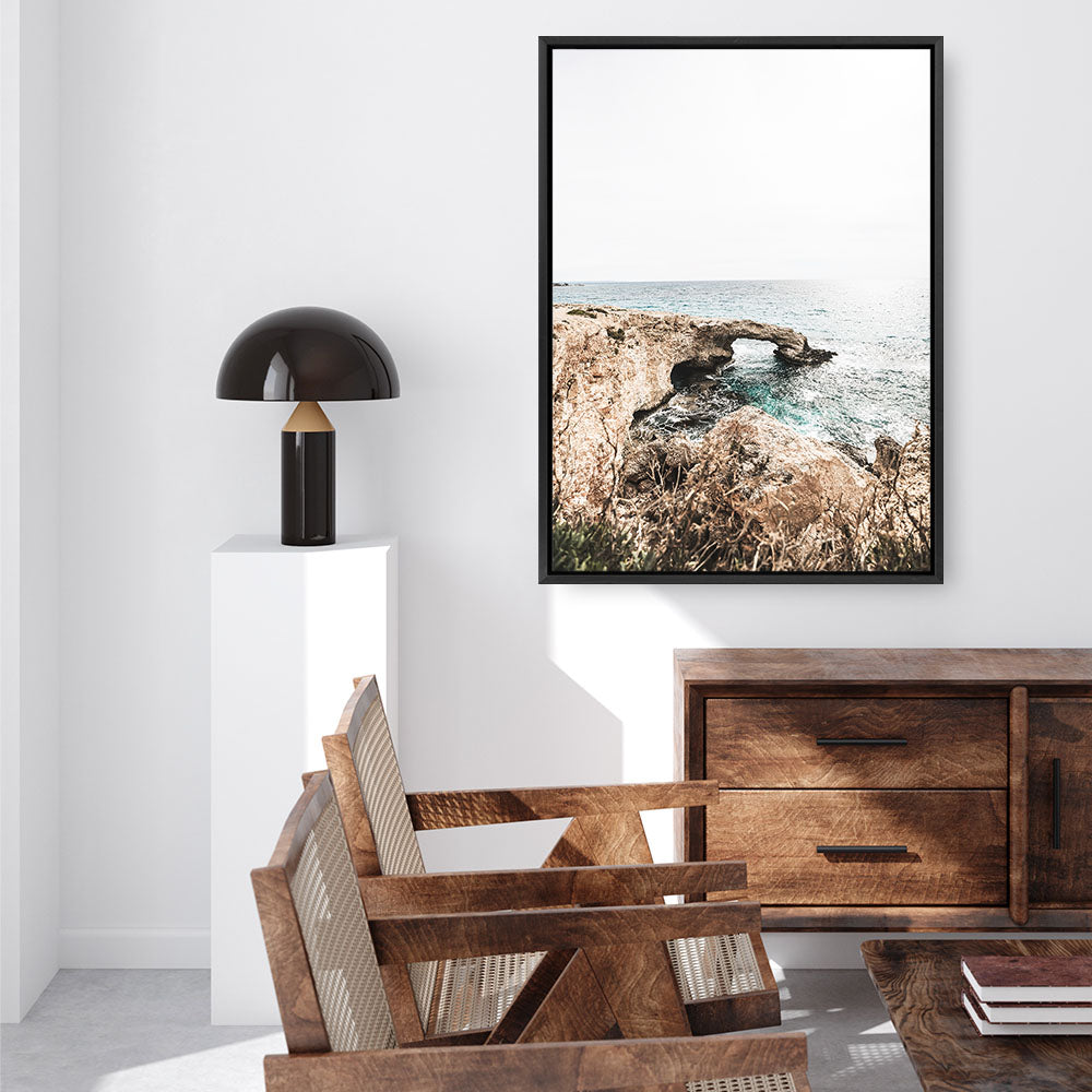 Shop Island Arch Photo Canvas Print a coastal themed photography framed stretched canvas print from The Print Emporium wall artwork collection - Buy Australian made prints for the home and your interior decor space, TPE-1059-CA-35X46-NF
