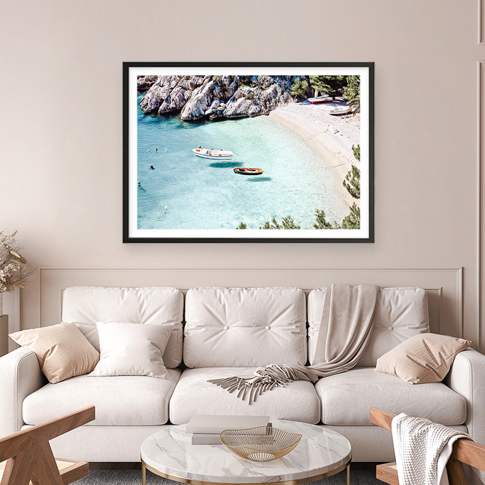 Shop Island Bay Photo Art Print a coastal themed photography wall art print from The Print Emporium wall artwork collection - Buy Australian made fine art poster and framed prints for the home and your interior decor, TPE-1285-AP