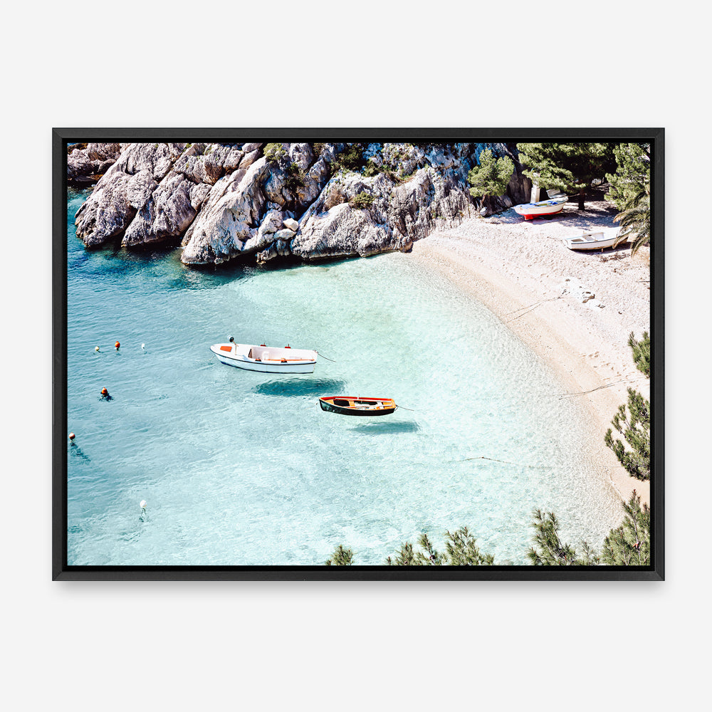 Shop Island Bay Photo Canvas Print a coastal themed photography framed stretched canvas print from The Print Emporium wall artwork collection - Buy Australian made prints for the home and your interior decor space, TPE-1285-CA-35X46-NF