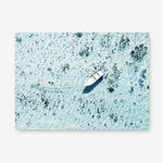 Shop Island Boat I Photo Canvas Print a coastal themed photography framed stretched canvas print from The Print Emporium wall artwork collection - Buy Australian made prints for the home and your interior decor space, TPE-1194-CA-35X46-NF