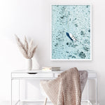 Shop Island Boat II Photo Art Print a coastal themed photography wall art print from The Print Emporium wall artwork collection - Buy Australian made fine art poster and framed prints for the home and your interior decor, TPE-1195-AP