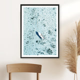 Shop Island Boat II Photo Art Print a coastal themed photography wall art print from The Print Emporium wall artwork collection - Buy Australian made fine art poster and framed prints for the home and your interior decor, TPE-1195-AP