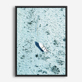 Shop Island Boat II Photo Canvas Print a coastal themed photography framed stretched canvas print from The Print Emporium wall artwork collection - Buy Australian made prints for the home and your interior decor space, TPE-1195-CA-35X46-NF