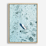 Shop Island Boat II Photo Canvas Print a coastal themed photography framed stretched canvas print from The Print Emporium wall artwork collection - Buy Australian made prints for the home and your interior decor space, TPE-1195-CA-35X46-NF