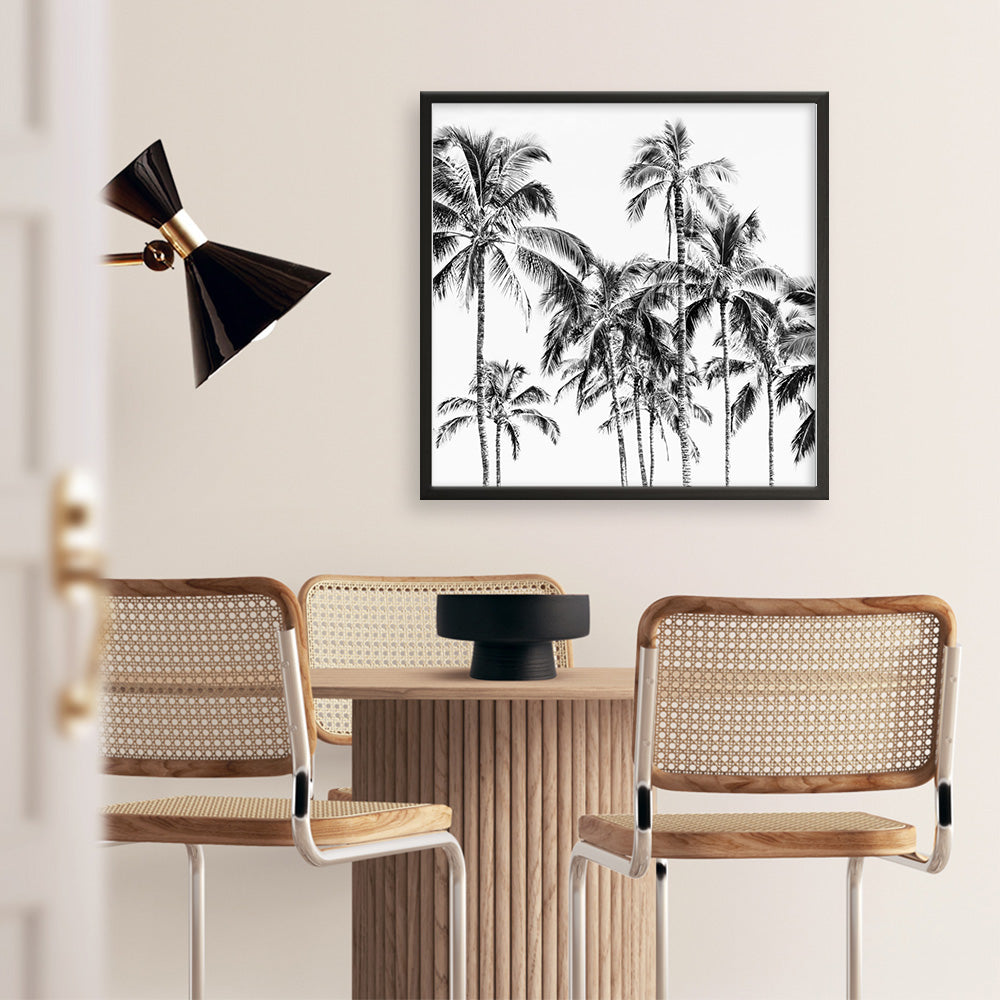 Shop Island Coconut Palms I (Square) Photo Art Print a photography wall art print from The Print Emporium wall artwork collection - Buy Australian made fine art poster and framed prints for the home and your interior decor room, TPE-1282-AP