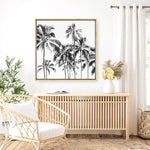 Shop Island Coconut Palms I (Square) Photo Canvas Print a photography framed stretched canvas print from The Print Emporium wall artwork collection - Buy Australian made prints for the home and your interior decor space, TPE-1282-CA-40X40-NF