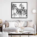 Shop Island Coconut Palms I (Square) Photo Canvas Print a photography framed stretched canvas print from The Print Emporium wall artwork collection - Buy Australian made prints for the home and your interior decor space, TPE-1282-CA-40X40-NF