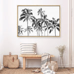 Shop Island Coconut Palms Photo Canvas Print a coastal themed photography framed stretched canvas print from The Print Emporium wall artwork collection - Buy Australian made prints for the home and your interior decor space, TPE-1281-CA-35X46-NF