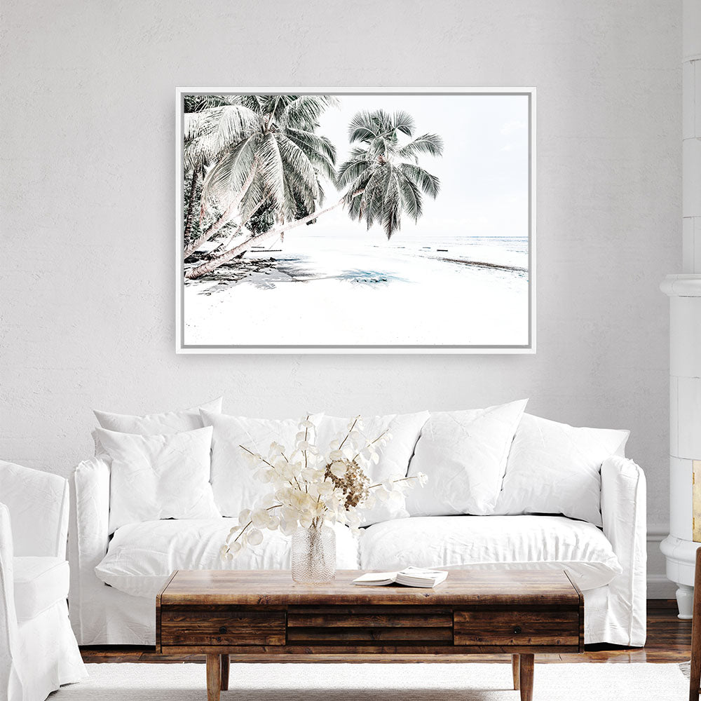 Shop Island Days Photo Canvas Print a coastal themed photography framed stretched canvas print from The Print Emporium wall artwork collection - Buy Australian made prints for the home and your interior decor space, TPE-592-CA-35X46-NF