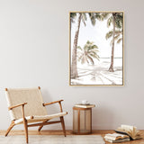 Shop Island Hammock II Photo Canvas Print a coastal themed photography framed stretched canvas print from The Print Emporium wall artwork collection - Buy Australian made prints for the home and your interior decor space, TPE-1052-CA-35X46-NF