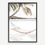 Shop Island Hammock Photo Art Print a coastal themed photography wall art print from The Print Emporium wall artwork collection - Buy Australian made fine art poster and framed prints for the home and your interior decor, TPE-685-AP