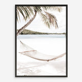 Shop Island Hammock Photo Art Print a coastal themed photography wall art print from The Print Emporium wall artwork collection - Buy Australian made fine art poster and framed prints for the home and your interior decor, TPE-685-AP