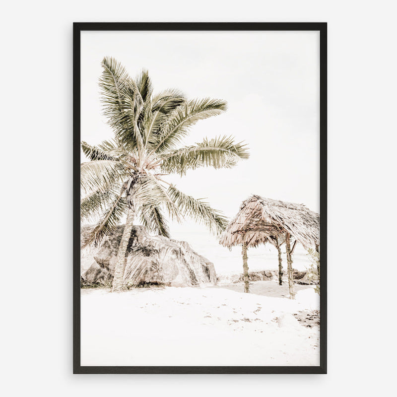 Shop Island Hut Photo Art Print a coastal themed photography wall art print from The Print Emporium wall artwork collection - Buy Australian made fine art poster and framed prints for the home and your interior decor