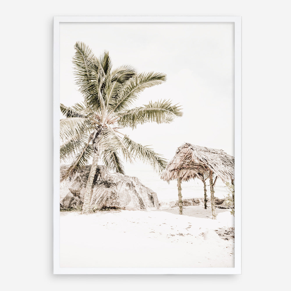 Shop Island Hut Photo Art Print a coastal themed photography wall art print from The Print Emporium wall artwork collection - Buy Australian made fine art poster and framed prints for the home and your interior decor