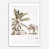 Shop Island Hut Photo Art Print a coastal themed photography wall art print from The Print Emporium wall artwork collection - Buy Australian made fine art poster and framed prints for the home and your interior decor