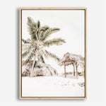 Shop Island Hut Photo Canvas Print a coastal themed photography framed stretched canvas print from The Print Emporium wall artwork collection - Buy Australian made prints for the home and your interior decor space