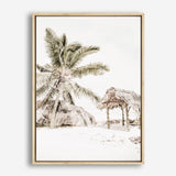 Shop Island Hut Photo Canvas Print a coastal themed photography framed stretched canvas print from The Print Emporium wall artwork collection - Buy Australian made prints for the home and your interior decor space
