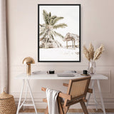 Shop Island Hut Photo Canvas Print a coastal themed photography framed stretched canvas print from The Print Emporium wall artwork collection - Buy Australian made prints for the home and your interior decor space
