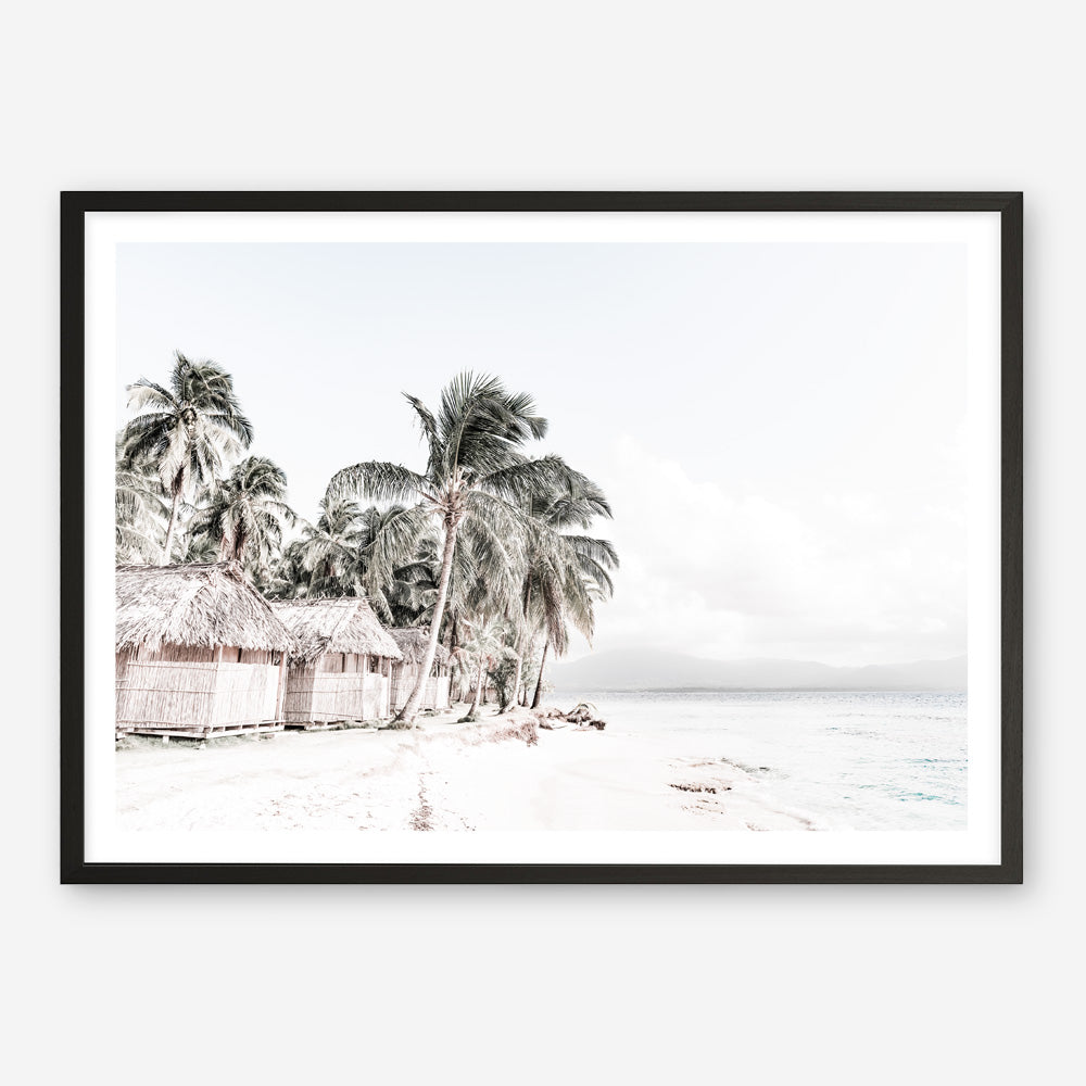 Shop Island Huts Photo Art Print a coastal themed photography wall art print from The Print Emporium wall artwork collection - Buy Australian made fine art poster and framed prints for the home and your interior decor, TPE-689-AP