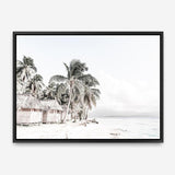 Shop Island Huts Photo Canvas Print a coastal themed photography framed stretched canvas print from The Print Emporium wall artwork collection - Buy Australian made prints for the home and your interior decor space, TPE-689-CA-35X46-NF