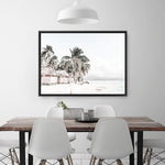 Shop Island Huts Photo Canvas Print a coastal themed photography framed stretched canvas print from The Print Emporium wall artwork collection - Buy Australian made prints for the home and your interior decor space, TPE-689-CA-35X46-NF