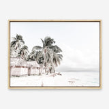 Shop Island Huts Photo Canvas Print a coastal themed photography framed stretched canvas print from The Print Emporium wall artwork collection - Buy Australian made prints for the home and your interior decor space, TPE-689-CA-35X46-NF
