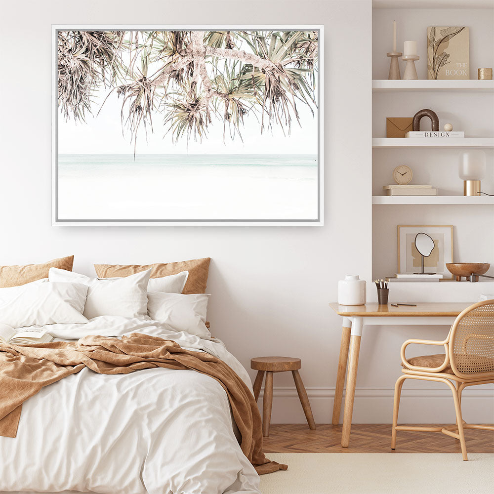 Shop Island Summer Photo Canvas Print a coastal themed photography framed stretched canvas print from The Print Emporium wall artwork collection - Buy Australian made prints for the home and your interior decor space, TPE-1094-CA-35X46-NF