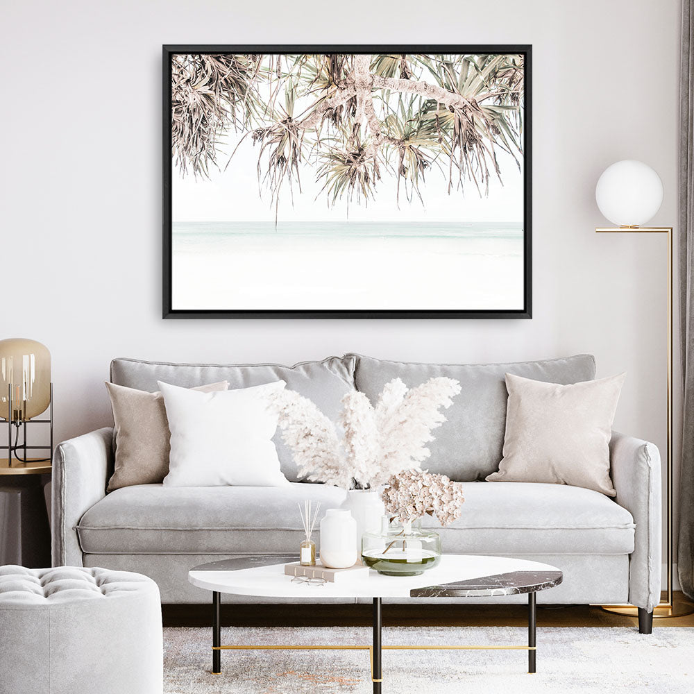 Shop Island Summer Photo Canvas Print a coastal themed photography framed stretched canvas print from The Print Emporium wall artwork collection - Buy Australian made prints for the home and your interior decor space, TPE-1094-CA-35X46-NF